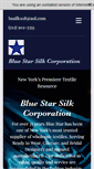 Mobile Screenshot of bluestarsilk.com
